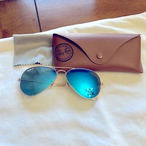 Ray-Ban Aviator Large Metal RB3025 Polarized Sunglasses XL 58-14